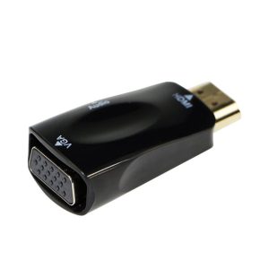 Konwerter sygnału HDMI-VGA z gniazdem minijack Gembird A-HDMI-VGA-02