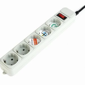 Listwa przeciwprzepięciowa Gembird SPG3-B-15C (4,5 m)