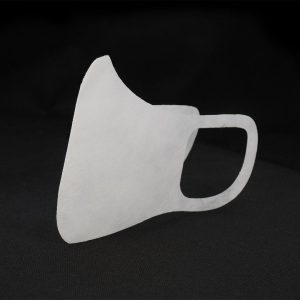 Maseczka ochronna fizelina PP 70g/m2 jednowarstwowa (biała)