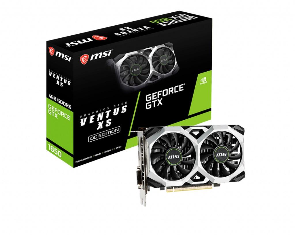 MSI GeForce GTX 1650 D6 VENTUS XS OCV1