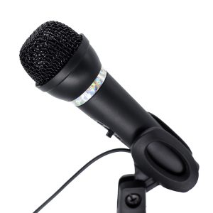 Mikrofon biurkowy Gembird MIC-D-04 z wyłącznikiem (czarny)