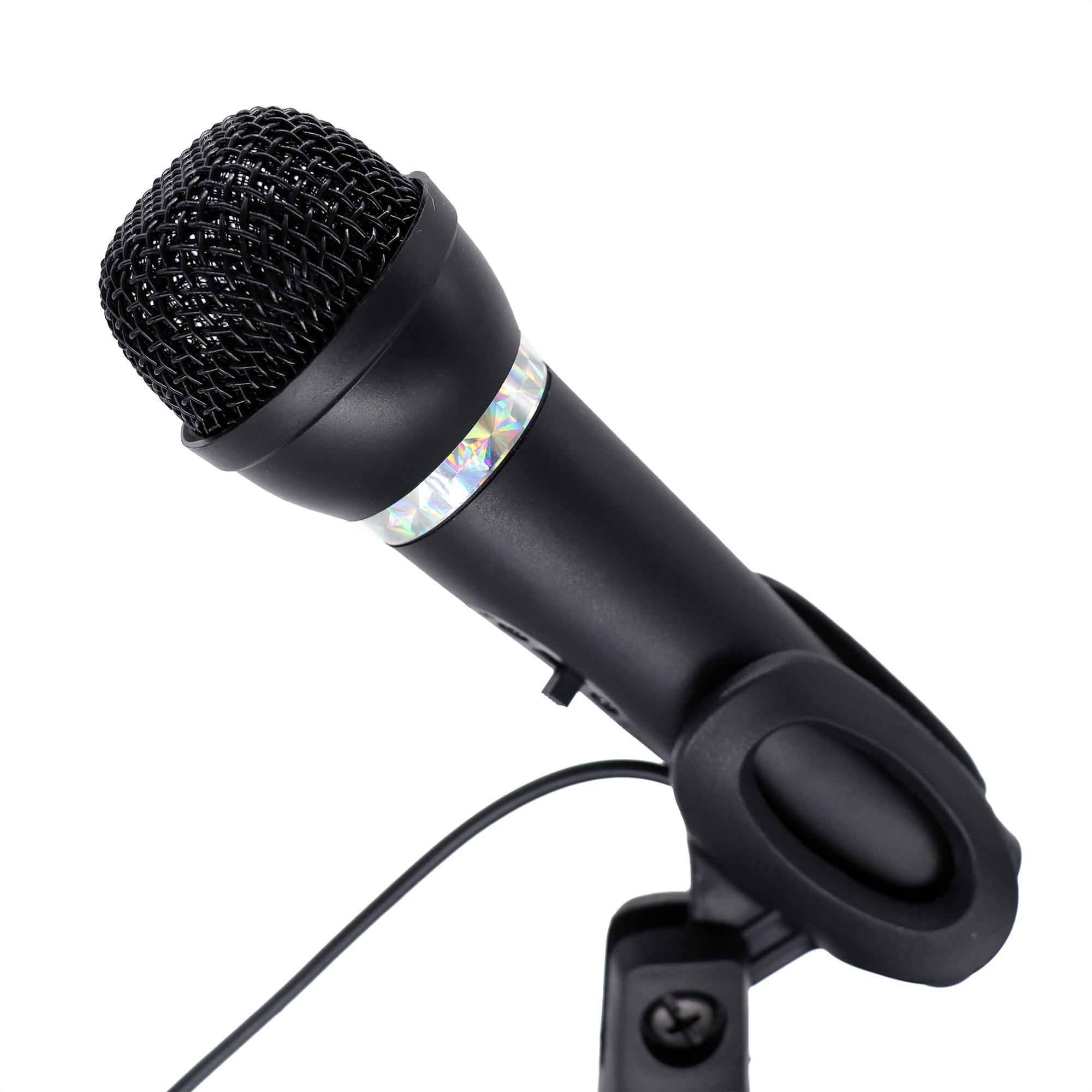 Mikrofon biurkowy Gembird MIC-D-04 z wyłącznikiem (czarny)