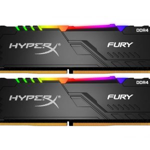 Pamięć RAM HyperX Fury Black RGB 32GB (2x16GB) DDR4 3200Mhz