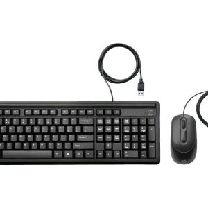 Zestaw przewodowy klawiatura i mysz HP 160