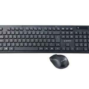 Zestaw bezprzewodowy klawiatura typu "chocolate" i mysz Gembird KBS-WCH-03