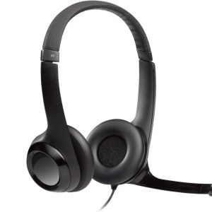 Słuchawki nauszne z mikrofonem Logitech H390 (czarne)