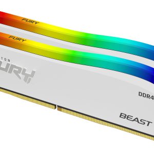 Pamięć RAM Kingston Fury Beast RGB White Limited Edition 16GB (2x8GB) DDR4 3200MHz