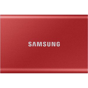 Dysk zewnętrzny SSD Samsung T7 1TB USB 3.2 (czerwony)