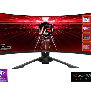 ASRock 34" VA Phantom Gaming PG34WQ15R3A