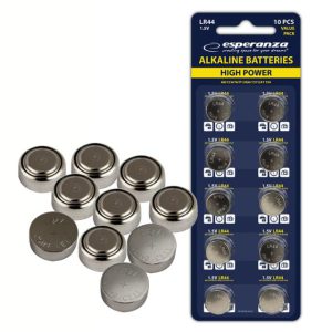 Bateria alkaliczna Esperanza LR44 AG13 (pastylka) (10 szt.)