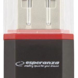 Czytnik kart pamięci microSD USB 2.0 Esperanza EA134K (czarny)