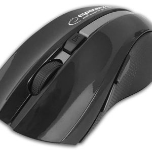 Mysz Esperanza Virgo EM129S (czarno-srebrny)