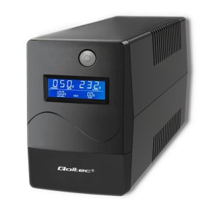 Zasilacz awaryjny UPS Qoltec Monolith LCD 1000VA 600W